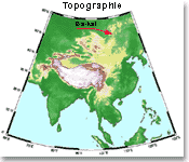Carte topographique générale de l'Asie